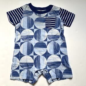 Tea Collection Blue Romper